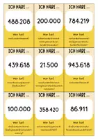 Vorschau - Spiele - Große Zahlen bis 1 Million Ich habe ... Wer hat ...? Spiel - Seite 3