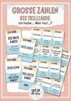 Vorschau - Spiele - Große Zahlen bis Trilliarde Ich habe ... Wer hat ...? Spiel - Deckblatt