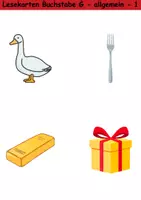 Vorschau - Unterrichtsreihen - Materialpaket - Buchstabe G XXL Paket Wortschatzpaket - DaZ/DaF, Deutsch, Sachunterricht (Grundschule) - Seite 2
