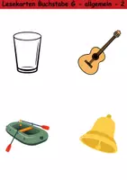 Vorschau - Unterrichtsreihen - Materialpaket - Buchstabe G XXL Paket Wortschatzpaket - DaZ/DaF, Deutsch, Sachunterricht (Grundschule) - Seite 3