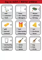Vorschau - Arbeitsblätter - Sag es nicht Buchstabe G - DaZ/DaF, Deutsch (Spiel) - Seite 1