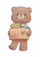 Vorschau - Mal- und Bastelvorlagen - Klassentier Bär Rumi / Bärenklasse - bunte Cliparts, Icons - Seite 3