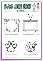 Vorschau - Arbeitsblätter - Selbstreflexion: Das bin ich - Familie, Hobbies, Werte, Zukunft - Seite 3