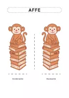 Vorschau - Mal- und Bastelvorlagen - Lesezeichen: 12 Tierfreunde - Seite 2