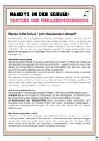 Vorschau - Arbeitsblätter - Handyverbot in der Schule - Seite 2