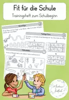 Vorschau - Arbeitsblätter - Vorläuferfähigkeiten üben (Konzentration, Graphomotorik und Wahrnehmung) - Deckblatt