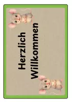 Vorschau - Mal- und Bastelvorlagen - Türschild Klassenzimmer Maus / Mäuseklasse - Seite 1