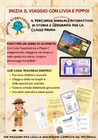 anteprima - Esercizi - PERCORSO ANNUALE INTERATTIVO: Storia + Geografia - Pagina di copertina