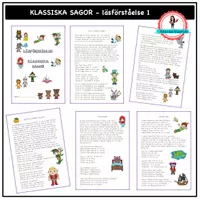 förhandsvisning - Läsförståelse klassiska sagor-1 - försättsblad