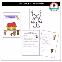 förhandsvisning - Teaterroller Guldlock och de tre björnarna - försättsblad