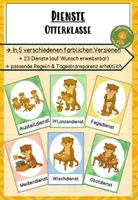 Vorschau - Bildkarten - Klassendienste Otterklasse Klassentier Otter - Deckblatt