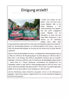 Vorschau - Stundenentwürfe - Was sind eig. Gewerkschaften? (Unterrichtsstunde für Mathe) - Deckblatt