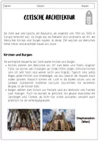 Vorschau - Arbeitsblätter - Kunst Sekundarstufe I - Werkbetrachtung Gotische Architektur - Seite 2