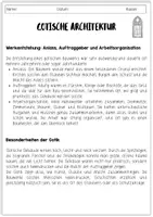 Vorschau - Arbeitsblätter - Kunst Sekundarstufe I - Werkbetrachtung Gotische Architektur - Seite 3