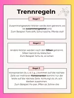 Vorschau - Poster - Plakat Trennregeln - Seite 1