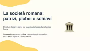 anteprima - Presentazioni / Lavagne - Esplorando la Struttura Sociale dell'Antica Roma - Presentazione - Pagina 2