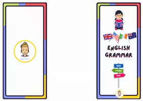 Aperçu - Apprentissages en autonomie - English grammar keychain/ Porte-clés - Page 1