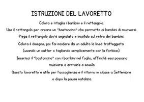 anteprima - Materiale per pittura e bricolage - Lavoretto Back To School - rientro a scuola - Pagina 1