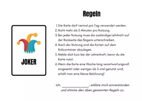 Vorschau - Bildkarten - Joker-Karten für Unterrichtsstörungen - Seite 2