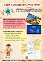 anteprima - Esercizi - PERCORSO ANNUALE INTERATTIVO: Geografia - Pagina di copertina