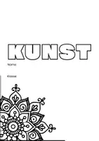 Vorschau - Arbeitsblätter - 10 Deckblätter Variationen für die Kunstmappe - Seite 1