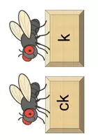 Vorschau - Stationenlernen - Rechtschreibung Fliegenklatschen z/tz, e/ä, k/ck, f/v, i/ie - Seite 1