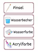 Vorschau - Bildkarten - Kunstunterricht Wortspeicher - Seite 2