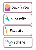 Vorschau - Bildkarten - Kunstunterricht Wortspeicher - Seite 3