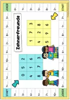 Vorschau - Spiele - Verliebte Zahlen – Bingo-Brettspiel zu den Zehnerfreunden im Zahlenraum 10 - Seite 2