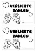 Vorschau - Arbeitsblätter - Verliebte Zahlen – A5 Übungsheft zu den Zehnerfreunden im Zahlenraum 10 - Seite 2