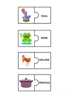anteprima - Esercizi - Gioca con i puzzle e abbina parole a immagini Classe prima (1) - Pagina 3
