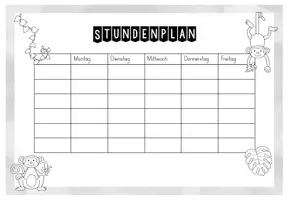 Vorschau - Anderer Materialtyp - Affenklasse - Stundenplan - Seite 3