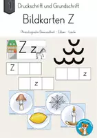 Vorschau - Fördermaterial/Inklusion - Bildkarten Buchstabeneinführung Lautbild A-Z - Seite 1