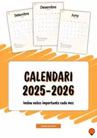 Vista previa - Para docentes: organización, planificación y formación - Calendari escolar 2025-2026 amb checklists mensuals - Portada