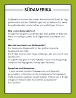 Vorschau - Arbeitsblätter - differenzierte Lesetexte zu Südamerika - Seite 2