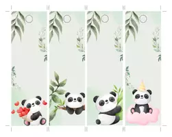 Vorschau - Anderer Materialtyp - Panda - verschiedene Lesezeichen - Seite 3