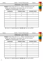 Vorschau - Arbeitsblätter - Variablenverständnis - Terme und Gleichungen aufstellen - Seite 1