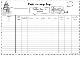 Vorschau - Arbeitsblätter - Toys - Class Survey Englisch Grundschule (Klasse 3–4) – Interview & Speaking Activity für Wortschatztraining Spielzeug | Arbeitsblätter - Seite 2