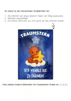 Vorschau - Anderer Materialtyp - Ameisenklasse Motivationskärtchen mit Traumstern - Seite 1