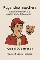 anteprima - Quiz - Descrivere la storia e le caratteristiche di Rugantino - Quiz - Pagina di copertina