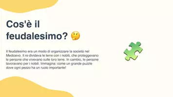 anteprima - Presentazioni / Lavagne - Scoprire il feudalesimo - Un viaggio nel Medioevo - Presentazione - Pagina 2