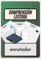 Vista previa - Hojas de trabajo - Comprensión lectora – enrutador + soluciones - Portada