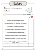 Vista previa - Hojas de trabajo - Comprensión lectora – enrutador + soluciones - página 2