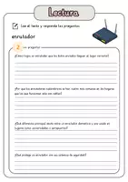 Vista previa - Hojas de trabajo - Comprensión lectora – enrutador + soluciones - página 3