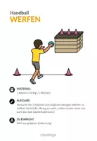 Vorschau - Stationenlernen - Handball: 20 Stationskarten für den Sportunterricht - Seite 3