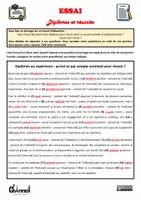 Vista previa - Hojas de trabajo - ESSAI – DIPLÔMES ET RÉUSSITE (Conjugaison) - página 2