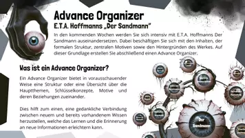 Vorschau - Unterrichtsreihen - 2. Neuauflage Der Sandmann - Advance Organizer und Analyse zentraler Motive - Seite 2
