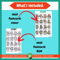 Vista previa - Juegos / Gamificación - Jobs little flashcards, PDF, ESL game ideas, free | Professions - página 2