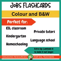 Vista previa - Juegos / Gamificación - Jobs little flashcards, PDF, ESL game ideas, free | Professions - página 3