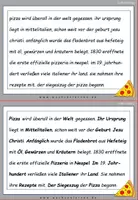 Vorschau - Fördermaterial/Inklusion - Kochen/Pizza Spezial: Fehlerteufel Lesekarten Großschreibung - Seite 3